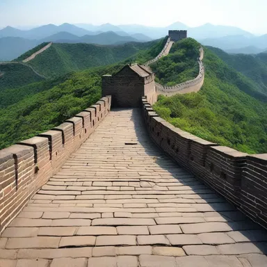 During the construction of the Great Wall of China, certain sections were blocked off to prevent enemy invasions.