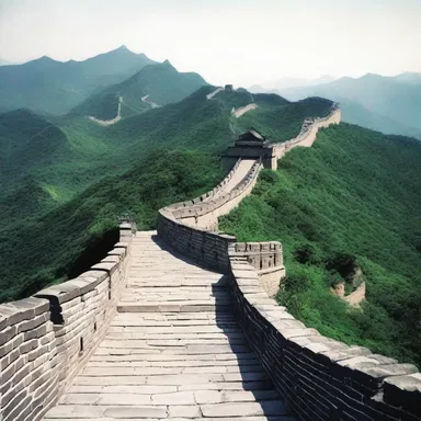 During the construction of the Great Wall of China, certain sections were blocked off to prevent enemy invasions.