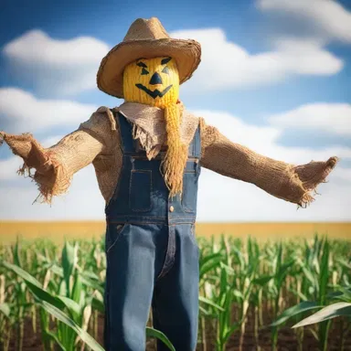 Why did the scarecrow become a security guard? Because he wanted to keep guard over the corn field!