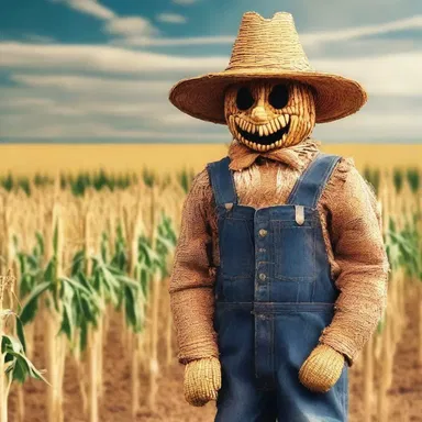 Why did the scarecrow become a security guard? Because he wanted to keep guard over the corn field!