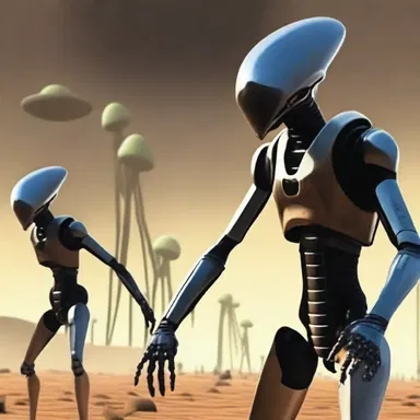 The rebels used the stolen technology to incite a rebellion against the oppressive alien regime.