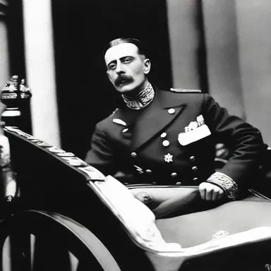 The assassination of Archduke Franz Ferdinand incited the outbreak of World War I.