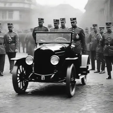 The assassination of Archduke Franz Ferdinand incited the outbreak of World War I.