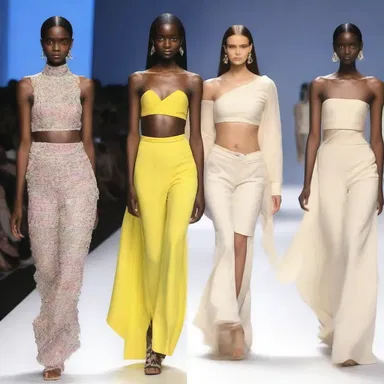 The designer's innovative collection incited excitement and buzz within the fashion industry.