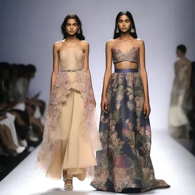 The designer's innovative collection incited excitement and buzz within the fashion industry.