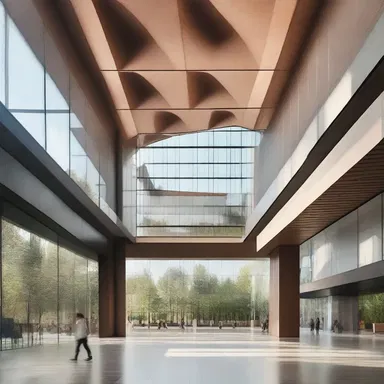 The unique and modern architectural design of the building incited awe and admiration among visitors.
