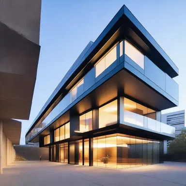 The unique and modern architectural design of the building incited awe and admiration among visitors.