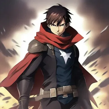 The protagonist's determination and bravery incite his allies to fight alongside him and save the world from destruction.