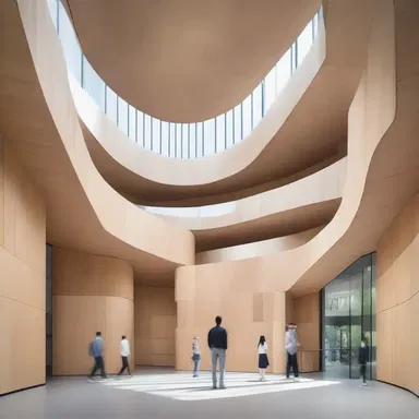 The unique design of the new building aims to incite a sense of wonder and curiosity in its visitors.