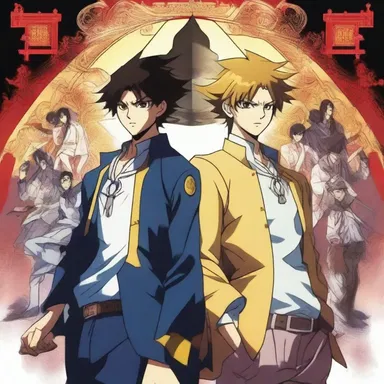 The anime series explores the bond between two soul brothers who join forces to protect their kingdom from evil forces.