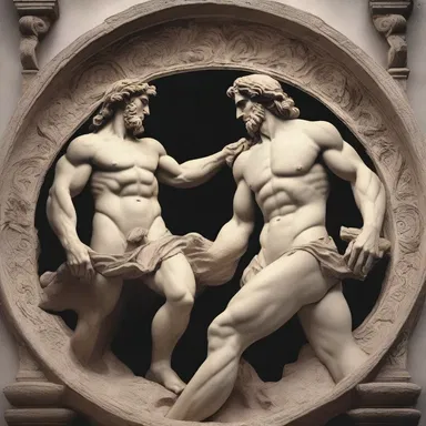 According to Greek mythology, Heracles and Apollo were soul brothers, sharing a deep connection and friendship despite their differences.