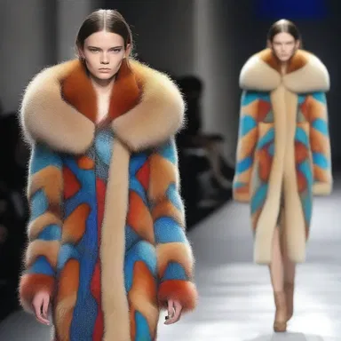 The fashion designer showcased a stunning collection inspired by the unique patterns and colors found on the fur of flying phalangers.
