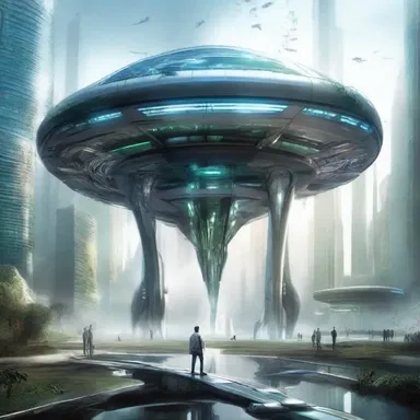 In this futuristic world, humans have developed technology that makes them seemingly invincible, yet they remain vincible to the powers of nature and unforeseen events.