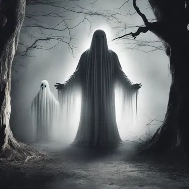 The horror novelist visualised terrifying scenes of ghosts and monsters creeping in the dark.