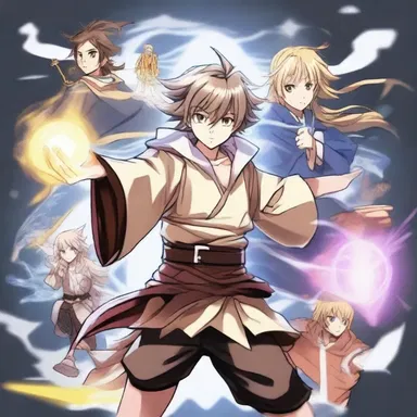 The anime fan visualised themselves as a character in their favorite anime series, casting magical spells and fighting epic battles.