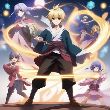 The anime fan visualised themselves as a character in their favorite anime series, casting magical spells and fighting epic battles.