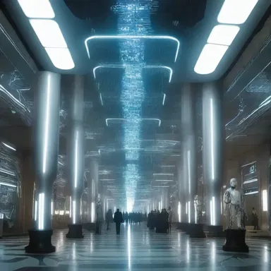 The movie depicts a futuristic world where artificial intelligence and human consciousness merge, resulting in a thought-provoking synthesis of science fiction ideas.