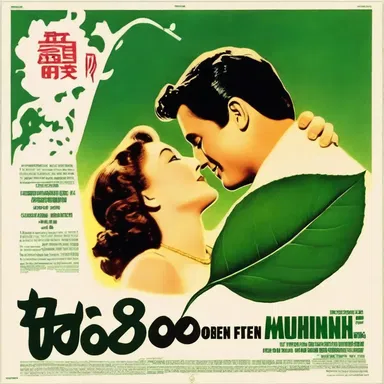 The film's poster featured a cordate leaf as a symbol of love and romance.