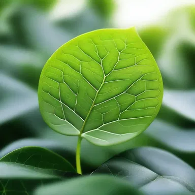 In the futuristic world depicted in the novel, even plants grew cordate-shaped leaves.