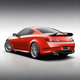 A high-quality digital art image showcasing the rear view of an Infiniti G37, reimagined as a UTE