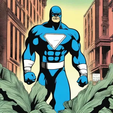 The superhero used the power of the oyster plant to protect the city from evil and restore peace.