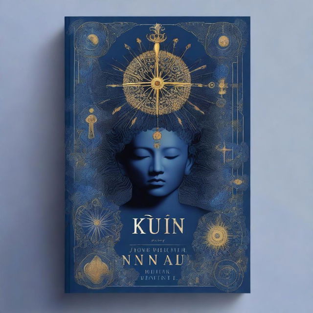 A high-quality book cover featuring a dark blue theme