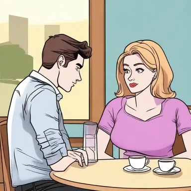 Inadvisably, he confessed his love for her on their first date.