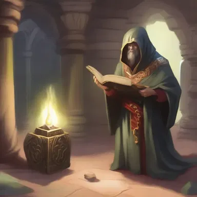 Inadvisably, the adventurer attempted to steal the sacred artifact from the mythical creature's lair.