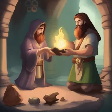 Inadvisably, the adventurer attempted to steal the sacred artifact from the mythical creature's lair.