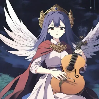 In the anime series, the main character plays a haunting melody on the ancient trigon, creating a sense of mystery and enchantment.