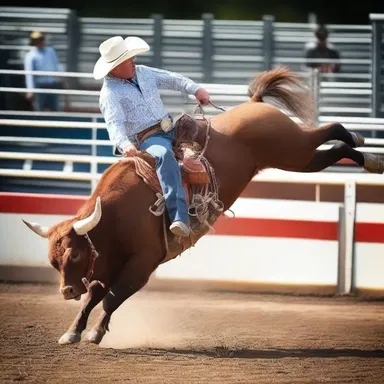 Why did the cowboy bring a ladder to the rodeo? Because he heard he needed to rein in his enthusiasm for bull riding!