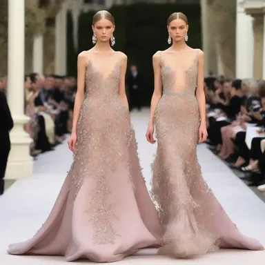 The designer managed to rein in the extravagant elements of the dress to create a more elegant and wearable piece.