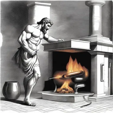 According to Greek mythology, Hephaestus, the god of blacksmiths and fire, used a convector to heat his forge.