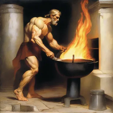 According to Greek mythology, Hephaestus, the god of blacksmiths and fire, used a convector to heat his forge.