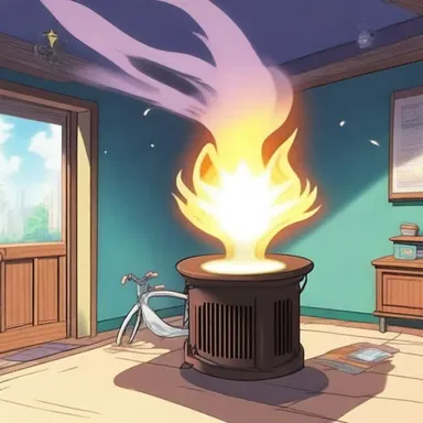 In the popular anime show, the character created a magical convector that could produce heat without using any fuel.