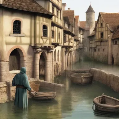 During the Middle Ages, cities often faced epidemics due to the lack of proper cloacas to handle sewage disposal.