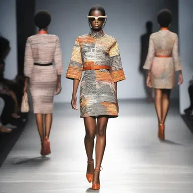 The avant-garde designer incorporated a unique print inspired by the patterns found in a cloaca.