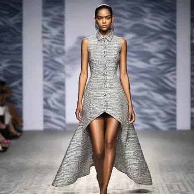 The avant-garde designer incorporated a unique print inspired by the patterns found in a cloaca.