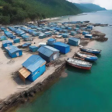Why did the small fishing village build a new outport? Because they wanted to have a deeper connection with the ocean!