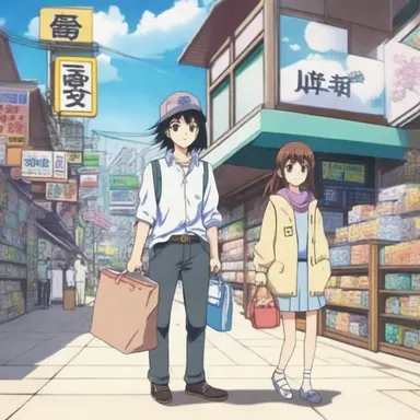 In the popular anime show, the characters often travel to a distant outport to access rare trading goods.