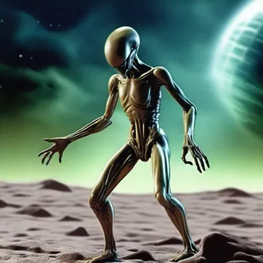 The alien species in the science fiction novel were described as having ungracefulness in their movements due to their anatomy.