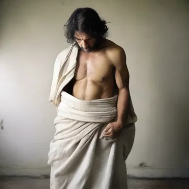 According to the Bible, tearing one's clothes was a symbol of grief and repentance.