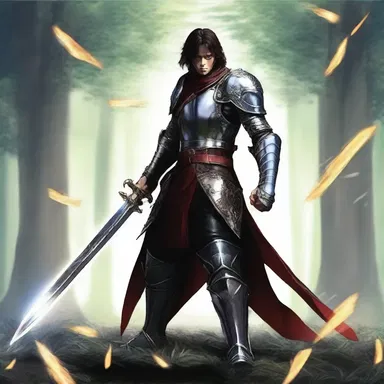 In the fantasy novel, the protagonist possesses a magical sword that can rip through any armor.