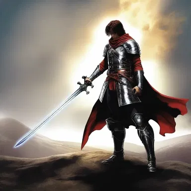 In the fantasy novel, the protagonist possesses a magical sword that can rip through any armor.