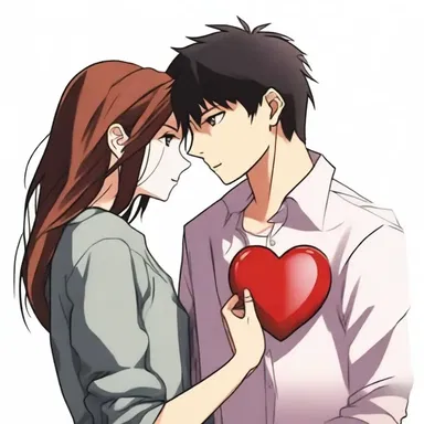 In the heart-wrenching love story, the protagonist's heart was ripped to pieces when their partner left them.