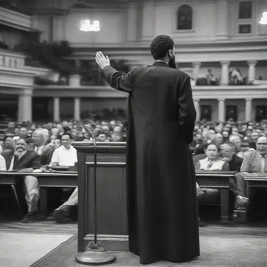 The extremist preacher used his pulpit to rip into those who held different beliefs, spreading hatred instead of love.