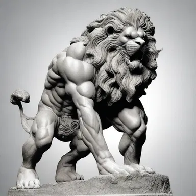 In Greek mythology, Hercules ripped apart the Nemean lion with his bare hands.
