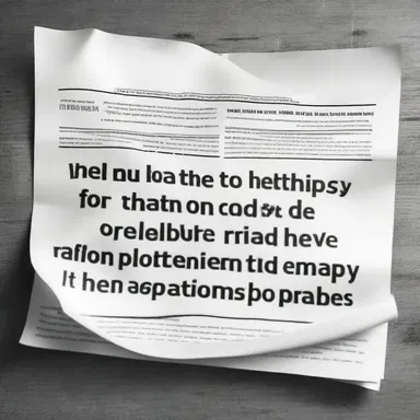 Why did the paper go to therapy? Because it had been ripped off too many times!