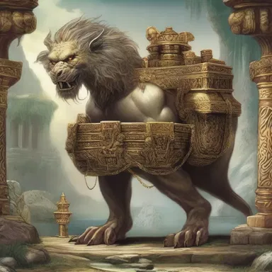 In the ancient myths, there are mentions of unprocurable treasures guarded by powerful mythical creatures.
