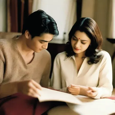 In the movie, the two lovers exchanged love letters, starting each one with the beautifully written letter 'p'.
